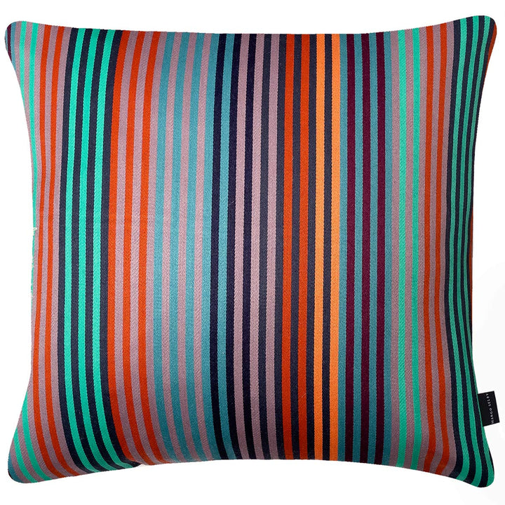 Supreme Stripe Jade Cushion | Square