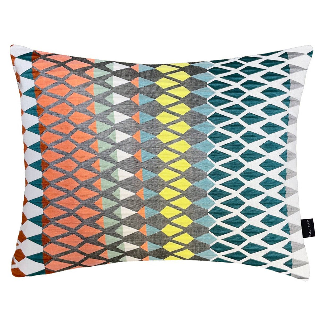 Designer cushion, Decorative cushion, Geometric cushion, Colourful cushion, Luxury cushion, Seat cushion, couch cushion covers, Cushion cover, blue cushion, orange cushion, white cushion, yellow cushion