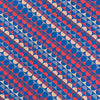 Interior accessories, interior decoration, British weaving, Margo Selby fabric, patterned fabric, colourful fabric, designer fabric, blue fabric