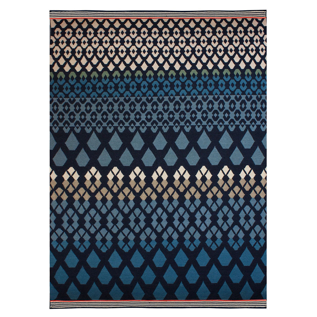 Geometric pattern, colourful rugs, designer rugs, luxury rugs, wool rugs, geometric rug, modern rug, blue rug