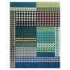 luxury rug, geometric rug, modern rug, wool rug, designer rugs, colourful rug, blue rug, green rug