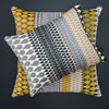 Designer cushion, Decorative cushion, Geometric cushion, Colourful cushion, Luxury cushion, Seat cushion,  couch cushion covers, Cushion cover, blue cushion, yellow cushion