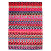 luxury rug, geometric rug, modern rug, wool rug, designer rugs, colourful rug, pink rug, red rug