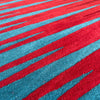 Geometric pattern, colourful rugs, designer rugs, luxury rugs, wool rugs, geometric rug, modern rug, blue rug, red rug